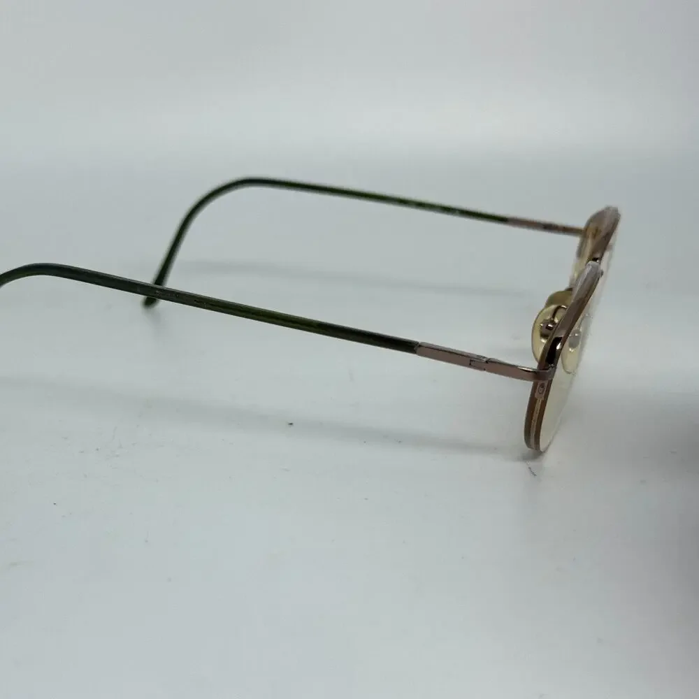 Sferoflex Eyeglasses Frames Green 2104 256‎ 51-20-135 Half Rim H17749
